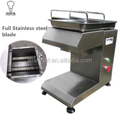 CE Food Grade Stainless Steel Restaurant Safe Fresh Meat Slicer