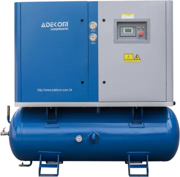 Integrated 250L Tank Screw Electric Air Compressor