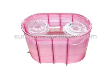 new arrival ! stainless steel stents baby swimming pool twins swimming pool- 12