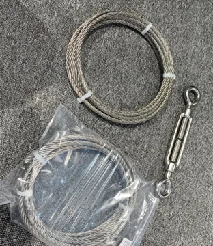 1X7 stainless steel wire rope 4mm 304