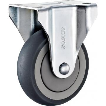 American Medium Duty Plate Rigid TPR Castor Wheel