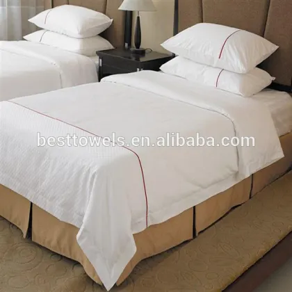 hotel white bed linen