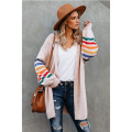 women's loose long-sleeved mid-length coat