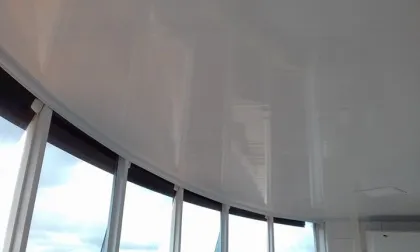 blanco brillante Tablilla cielo raso en PVC Cieloraso Plastico todo
