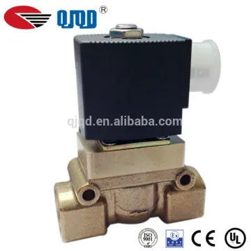 Brass High Temperature Water Solenoid Valve Pilot Piston Type