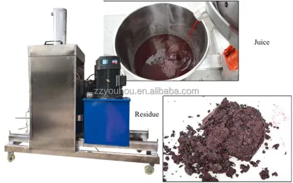 Hydraulic Juice Extracting Machine for Cranberries, Blueberries, and Oranges