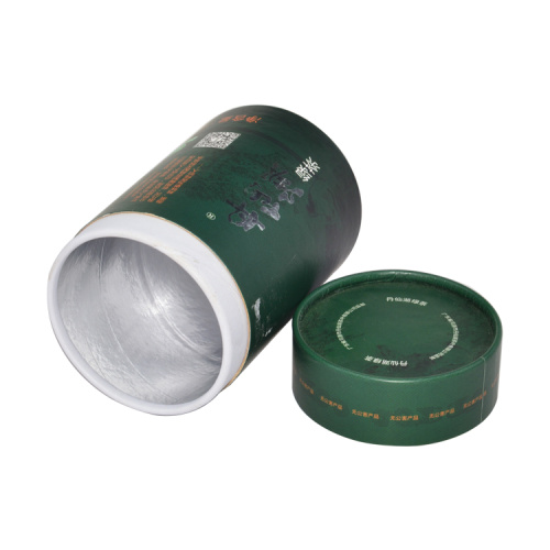Food Grade Aluminum Foil Round Tube Packaging Box
