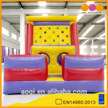 Hot inflatable climbing wall kid games children playground children games