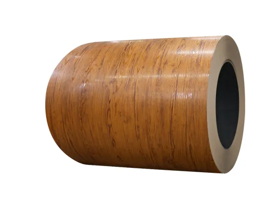 3D Wood colored steel