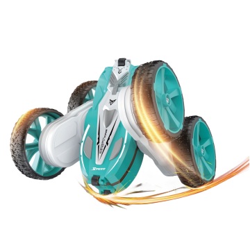 Flytec 360-Degree Rotation 2.4G 4WD RC Truck: A Cool Rolling Monster Stunt Car Toy with Lights
