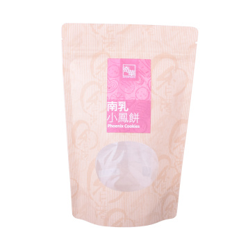 Compostable Eco-friendly Seaweed Packaging Bags with Window