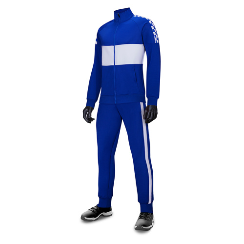 Sports Track Suit Patchwork Sweatshirt Top Sets Sports Suit Track suit Supplier