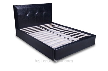 Tianjin latest double bed design luxury pu leather bed xs-9030