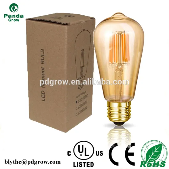 4000k dimmable vintage led filament edison bulb E27 ST64 led filament bulb 10w 8w 6w 4w 2w filament led