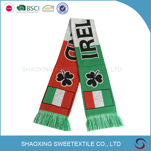 Standard Competitive Price Acrylic Soccer Football Scarf