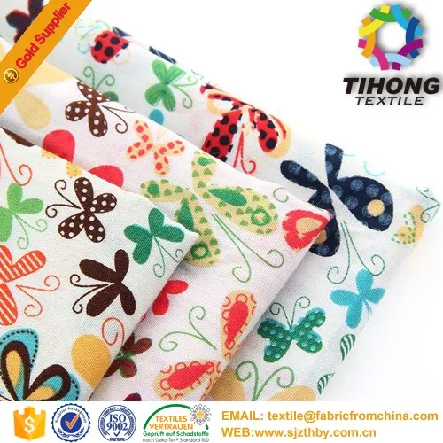 2016 wholesale custom print cotton fabric
