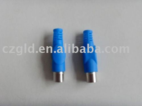 blue color like fish style 9.5mm tv connector female