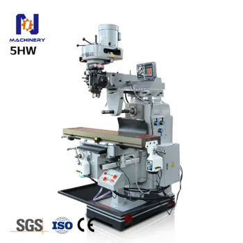 5HW Mini Turret Milling Machine for Metal with Dividing Head