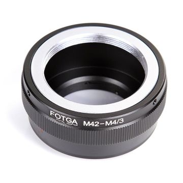 Fotga Metal Adapter Ring for M42 Lens to Micro 4/3 Mount for Olympus Panasonic DSLR Camera