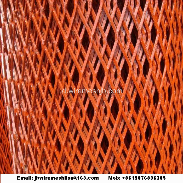 Dilapisi bubuk Dan Galvanis Expanded Metal Mesh