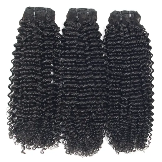Wholesale short jerry curl hairstyles for women, 12 inch jerry curl human hair, braizlian double drawn curly human hair