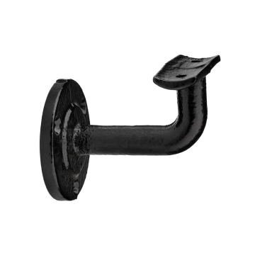 Handrail Bracket Powder Coated Iron Black Shelf Bracket Single-side Bracket Metal Nonstandard Screw-in Rhetech CN;GUA 61764