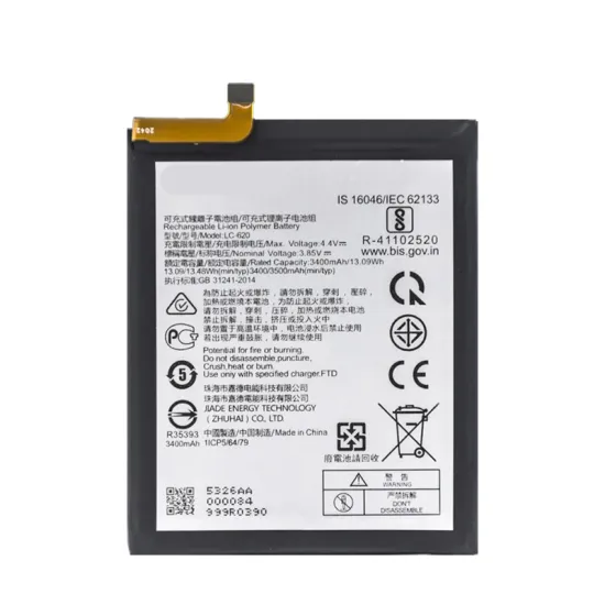 OEM LC-620 Battery 4000mAh 3.85V for Nokia 7.2 TA-1181 TA-1196 Rechargeable Li-ion