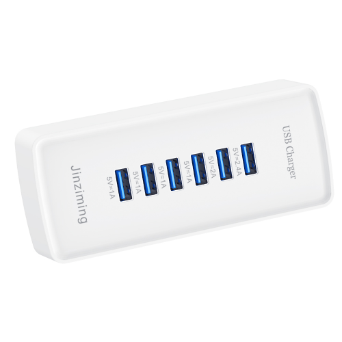 Chargeur USB portable 30W 6 ports pour téléphone portable