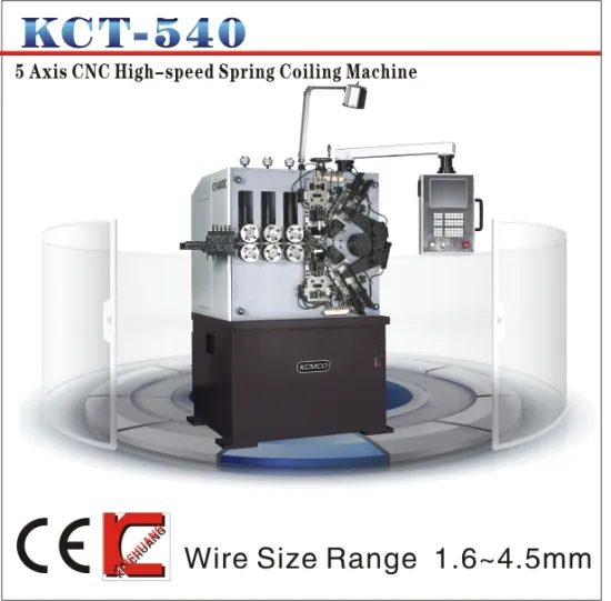 5 Axis CNC Compression Spring Coiling Machine& Spring Coiler