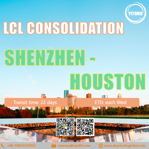 LCL Internationale verzending van Shenzhen naar het concurrentietarief van Houston