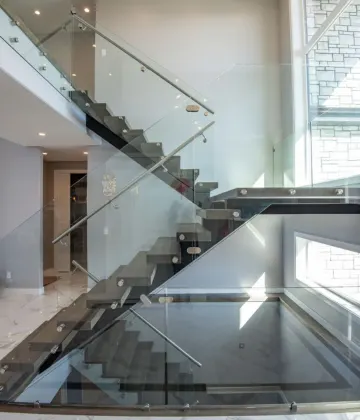 Modern Wooden Steps Stairs Mono Stringer Stair