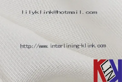 Tricot Interlining/Fusible Interlining 100% Polyester