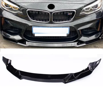 Glossy Black Front Bumper Splitter Lip for BMW 2 Series F87 M2