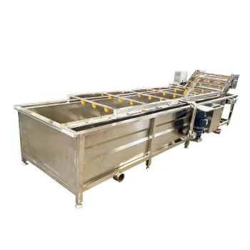 Commercial Industrial Food Processing Equipment: Washing Machine and Frozen Vegetable Production Line