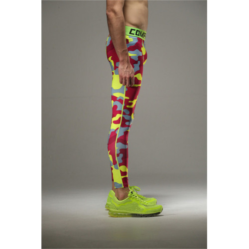 Men custom fit skin compression soft breathable tights