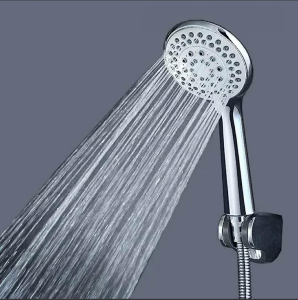 ハンドヘルドシャワーヘッド、加圧、多機能、5速水出口、ABS節水シャワーヘッド、ハンドシャワー