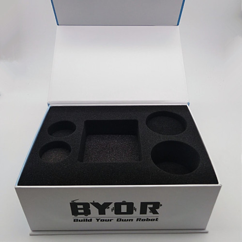 Custom Cardboard Book Shape Box With Foam Insert
