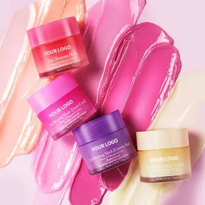 Vegan Wholesale Customized Shiny Gel Lip Mask & Collagen Lip Mask Private Label