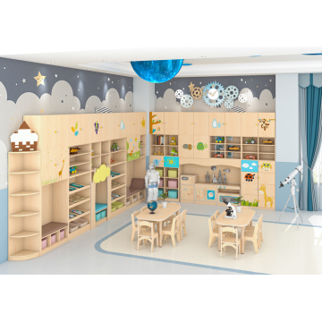 Modern Wooden Furniture Set for Kindergarten and Childcare Centers