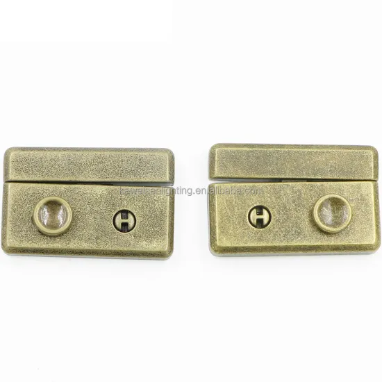 Retro Wooden Box with Zinc Alloy Cast Lock Buckles: Secure and Stylish Jewelry Storage for Wine Boxes