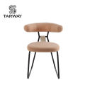 Modern Nordic Style Dining Chair Hotel Home Office Living Room Upholstery Chair