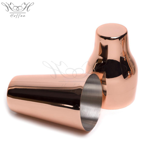 Copper Plated Stainless Steel French Style Cocktail Shaker