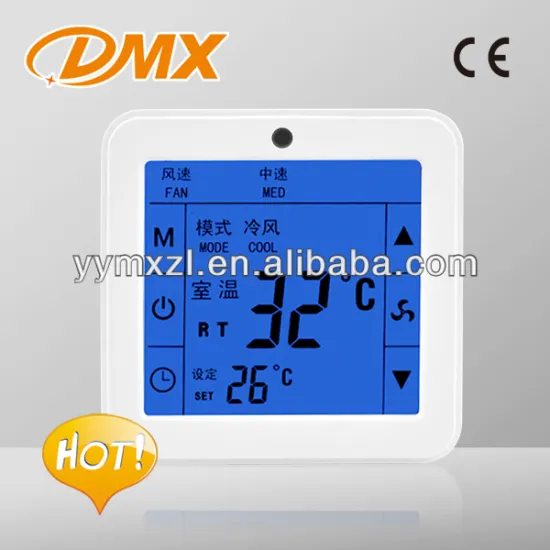 LCD Touch Screen Thermostat For Central Air Conditioning