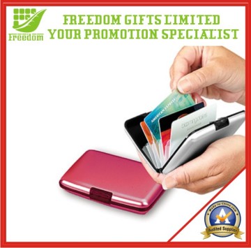 Customized Logo Promotional Metal Card Wallet (FREEDOM-CH03)