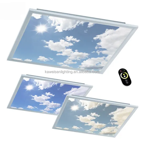 Customizable 3D Vision Skylight LED Blue Sky Ceiling Panel - 60x60cm (595x595mm) Dimmable Ultra-Thin Light Panel