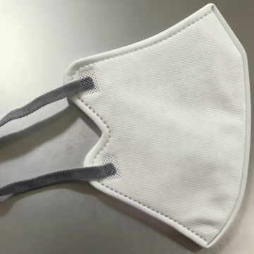 Máscara facial dobrável suave para escritório e viagens