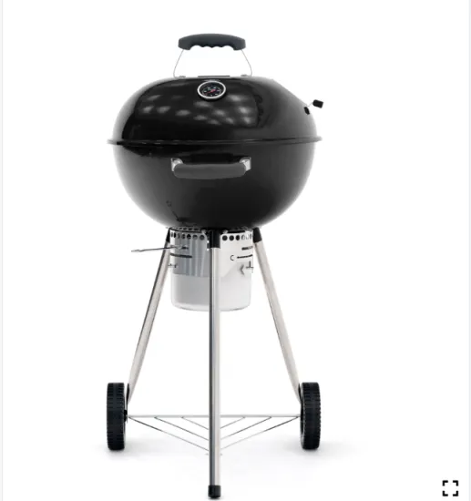 Outdoor enamel apple shape premium barbecue charcoal  bbq kettle grill