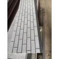 Modern SandstoneGray Wall Panels with Black Joint Design