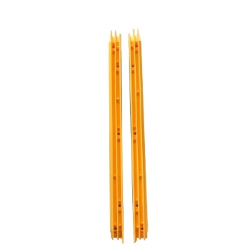 LDTJ-B-14 Bimore Escalator Step Demarcation Yellow Plastic Strip 403mm x 24.5mm (Left & Right)