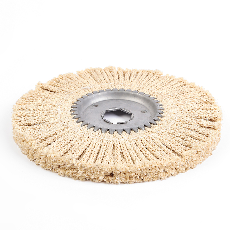 Roue de polissage en laiton sisal roue de polissage de corde pure